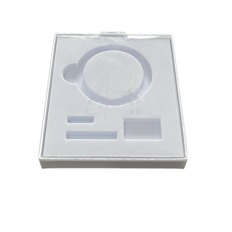 Clear Lid Boxes with white Base presentation box