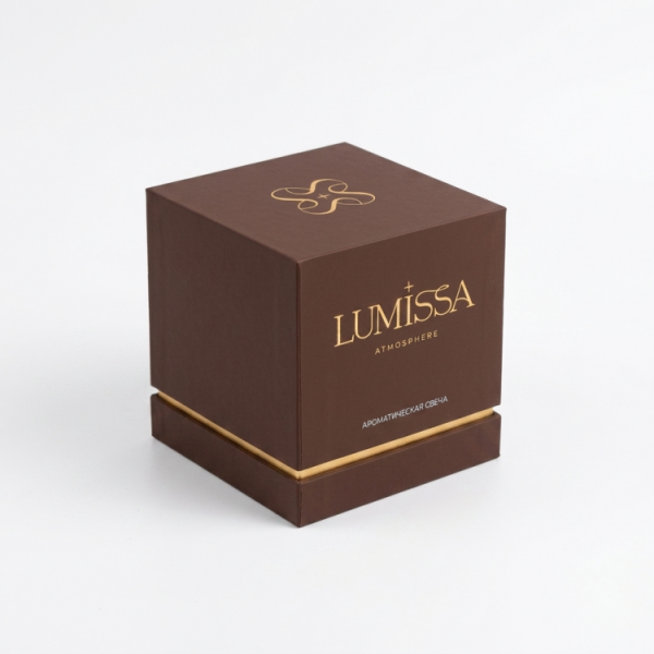 Brown Luxury Rigid Candle Boxes - 副本