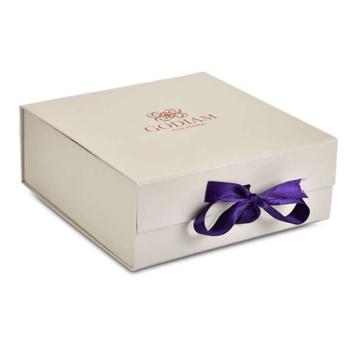 Luxury Custom Underwear Gift Packaging: New Year Ribbon Box