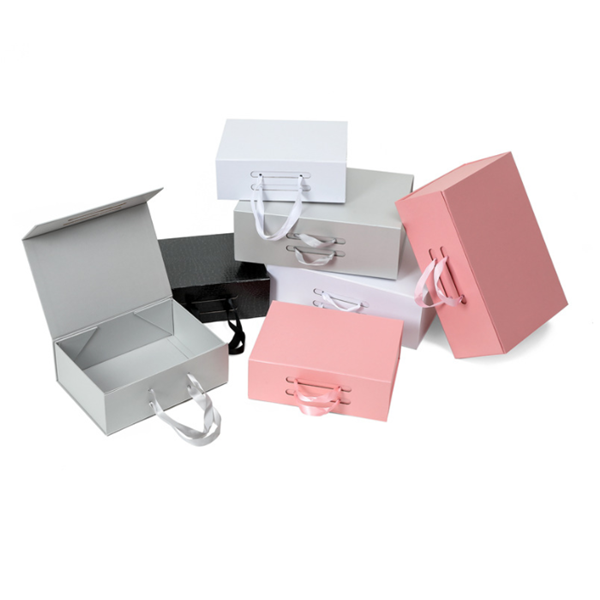 Creative clamshell folding box high-end portable cardboard cosmetic box storage folding gift box