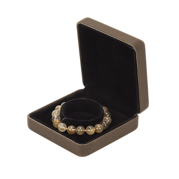Pu high-end custom jewelry wedding ring bracelet packaging necklace presentation box with logo 