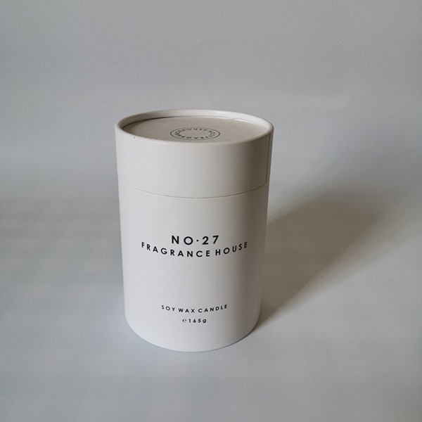 Custom Luxury Cylinder Candle Box 