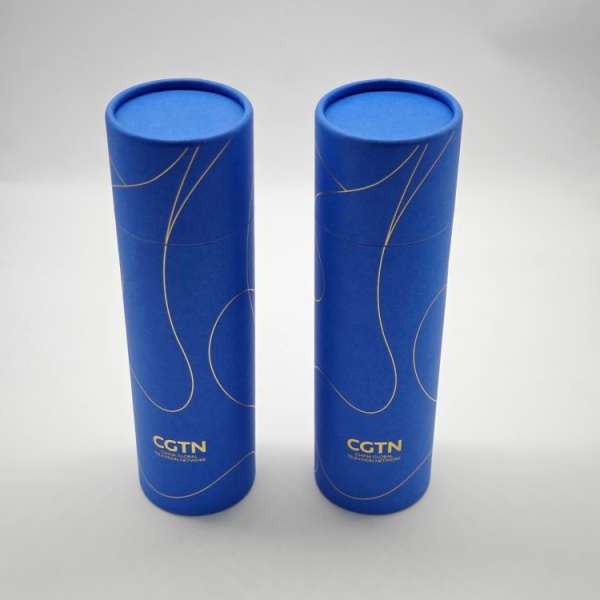 Wholesale Luxury Blue Large Cardboard Tube