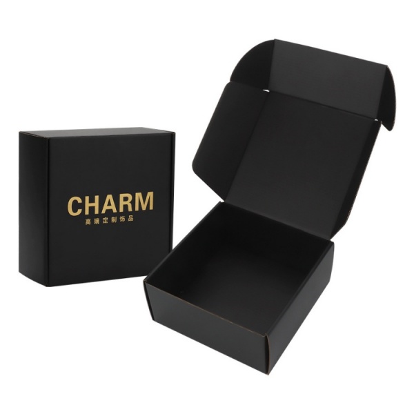 Custom Durable Black Mailer Box