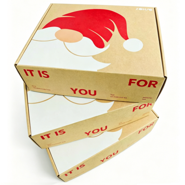 Eco-friendly Kraft Christmas Mailer Box