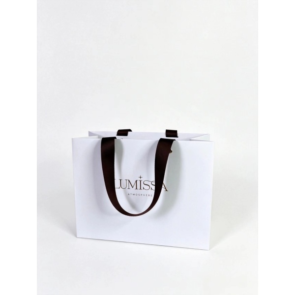 Custom Gift Bag with Ribbon Handle