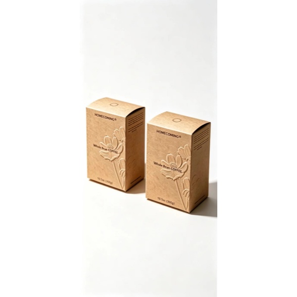 Sustainable Recycled Kraft Food Packaging Box