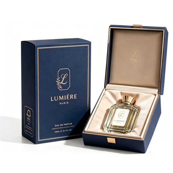  Custom Luxury Flip‑Top Perfume Rigid Box 