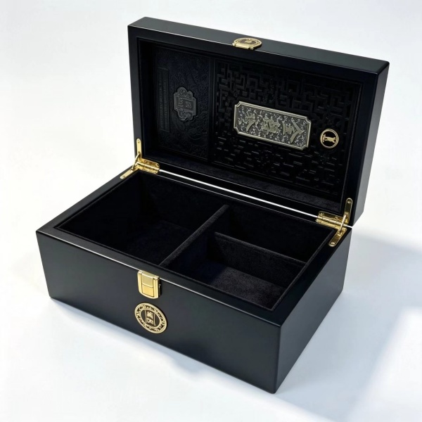 Black Lacquer MDF Packaging Box