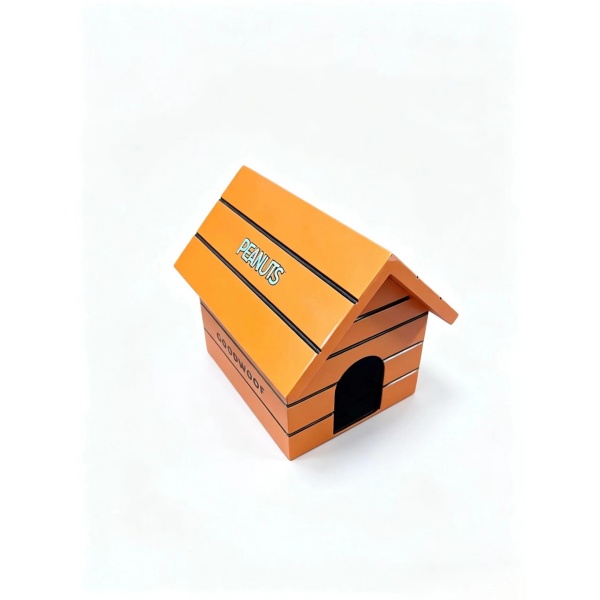 Cartoon Dog House Shaped Wooden Gift Box