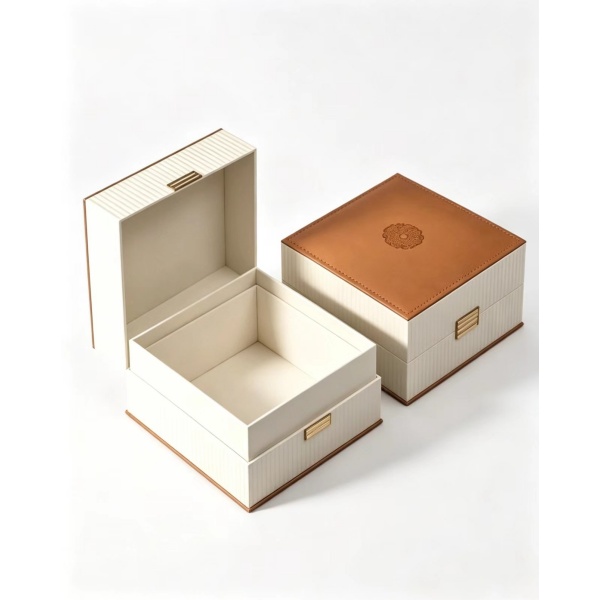 Custom Ivory Rigid Gift Box