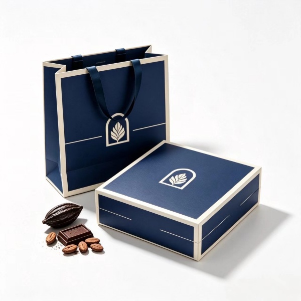 Custom luxury rigid chocolate gift box