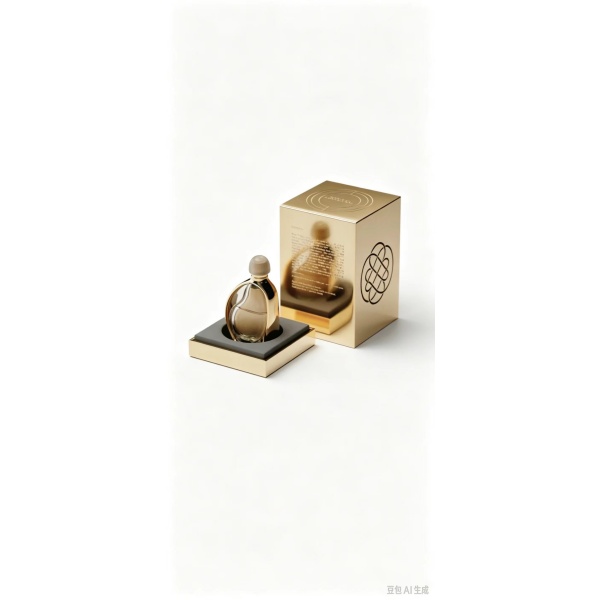 Custom Luxury Gold Foil Rigid Perfume Packaging Box for Premium Fragrance