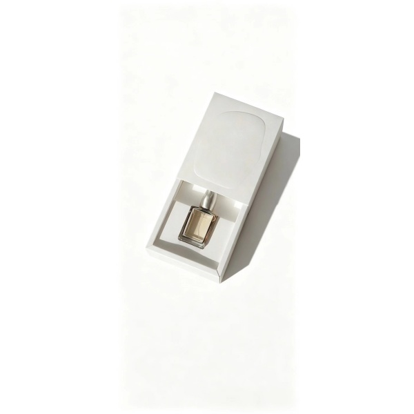 Custom White Rigid Perfume Gift Box with Insert