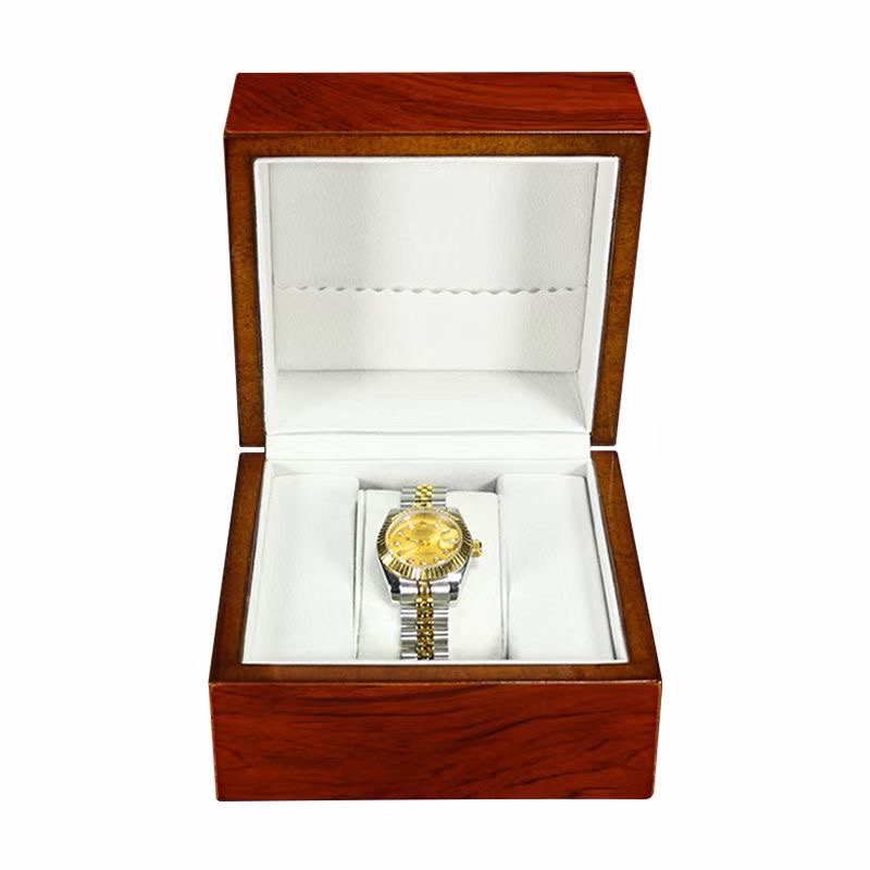 Premium OEM red wooden watch box manufacturers