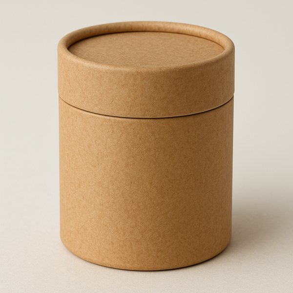 eco friendly round packaging, kraft paper cylinder box