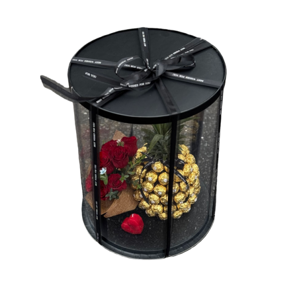 Luxury Clear Plastic Cylindrical Gift Box1.png